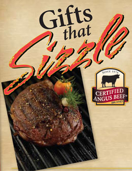 Send the Gift That Sizzles…Certified Angus Beef Steak Boxes.